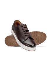 Brązowe sportowe buty męskie BUTYM-0492-89(W25)-05