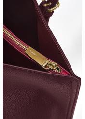 Bordowa duża torba shopper TOREC-1088-49(Z25)