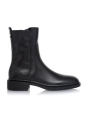 Czarne skórzane botki damskie BUTYD-1033-99(Z23)-01