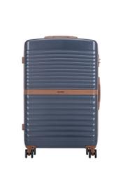Komplet walizek na kółkach 19''/24''/28'' WALAB-0084-7D(W26), widok produktu z przodu na białym tle.