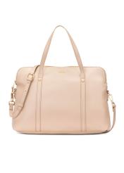 Beżowa elegancka torba damska TOREC-1017-81(W25)-01
