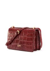 Bordowa skórzana torebka TORES-1096-49(W25)-02