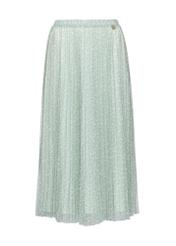 Spódnica plisowana midi w kwiaty SPCDT-0110-15(W25)-05