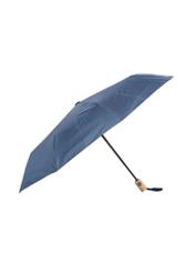 Granatowy składany parasol damski PARSD-0034-7D(W26), widok produktu z przodu na białym tle.