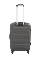 Walizka średnia na kółkach WALAB-0067-9B-24(W26), widok produktu z tyłu na białym tle.