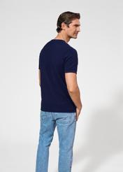 Bawełniany przewiewny T-shirt męski TSHMT-0122-69(W25)-03