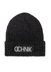 Czarna czapka damska z logo OCHNIK CZADT-0075A-99(Z25)