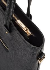 Czarna skórzana torebka shopper TORES-0728D-99(Z25)