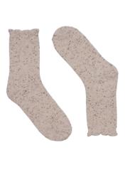 Dwupak wełnianych damskich skarpet ZESDT-0052-1B(Z26), widok produktu z przodu na białym tle.