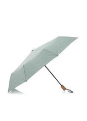 Składany parasol damski w kolorze miętowym PARSD-0034-53(W25), widok rozłożonego produktu na białym tle.