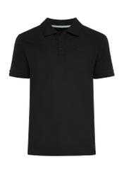 Czarna koszulka polo męska POLMT-0078-99(W25)-04