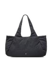 Czarna torebka shopper damska TOREN-0336-99(W26), widok produktu z przodu na białym tle.