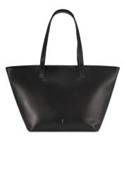 Duża skórzana torebka damska shopper TORES-1258-99(W26) - widok produktu z przodu, na białym tle.