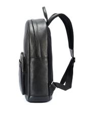 Czarny skórzany plecak męski TORMS-0450-99(W25)-02