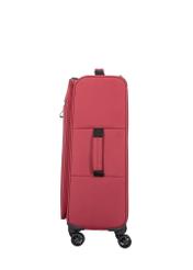 Komplet walizek na kółkach 19"/24"/28" WALNY-0045-4B(W26), widok produktu z boku na białym tle.