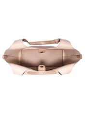 Beżowa torebka shopper damska TOREC-1259-1B(Z26)