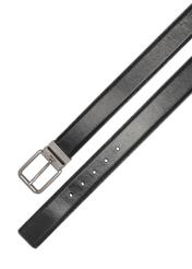 Czarny skórzany pasek męski PASMS-0262-99(W26)