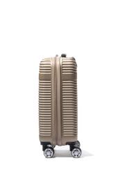 Walizka mała na kółkach WALAB-0040-2X-19(W26) - widok produktu z boku, na białym tle. 