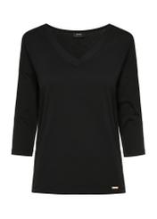 Czarna bluzka damska BLUDT-0156-99(W25)-04
