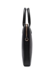 Czarna elegancka skórzana torba na laptopa TORES-1344-9I(Z26)
