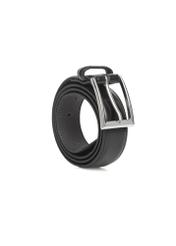 Czarny skórzany pasek męski PASMS-0244-99(Z26)