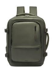 Duży plecak podróżny khaki PLCMN-0018-8D(Z26) - widok produktu z przodu, na białym tle.