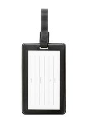 Identyfikator do bagażu AW-012-0015-7D(W26), widok produktu z tyłu na białym tle.