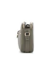 Mała torebka damska khaki TOREC-0830B-55(Z25), widok produktu z boku na białym tle.