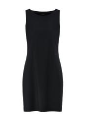 Czarna sukienka damska przed kolano SUKDT-0215-99(W25)-05