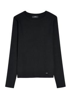 Prążkowany longsleeve damski LSLDT-0028-99(W26)