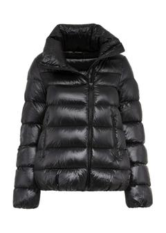 Czarna pikowana kurtka zimowa damska KURDT-0305-99(Z25)