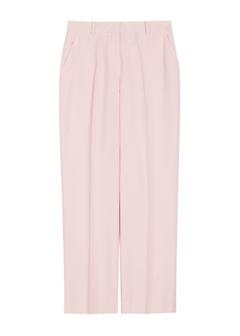 Jasnoróżowe eleganckie spodnie damskie SPODT-0106A-5A(W26)