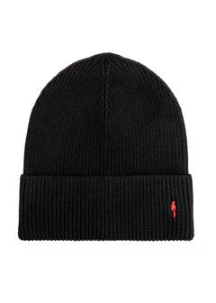 Czarna czapka męska CZAMT-0084-99(Z26)