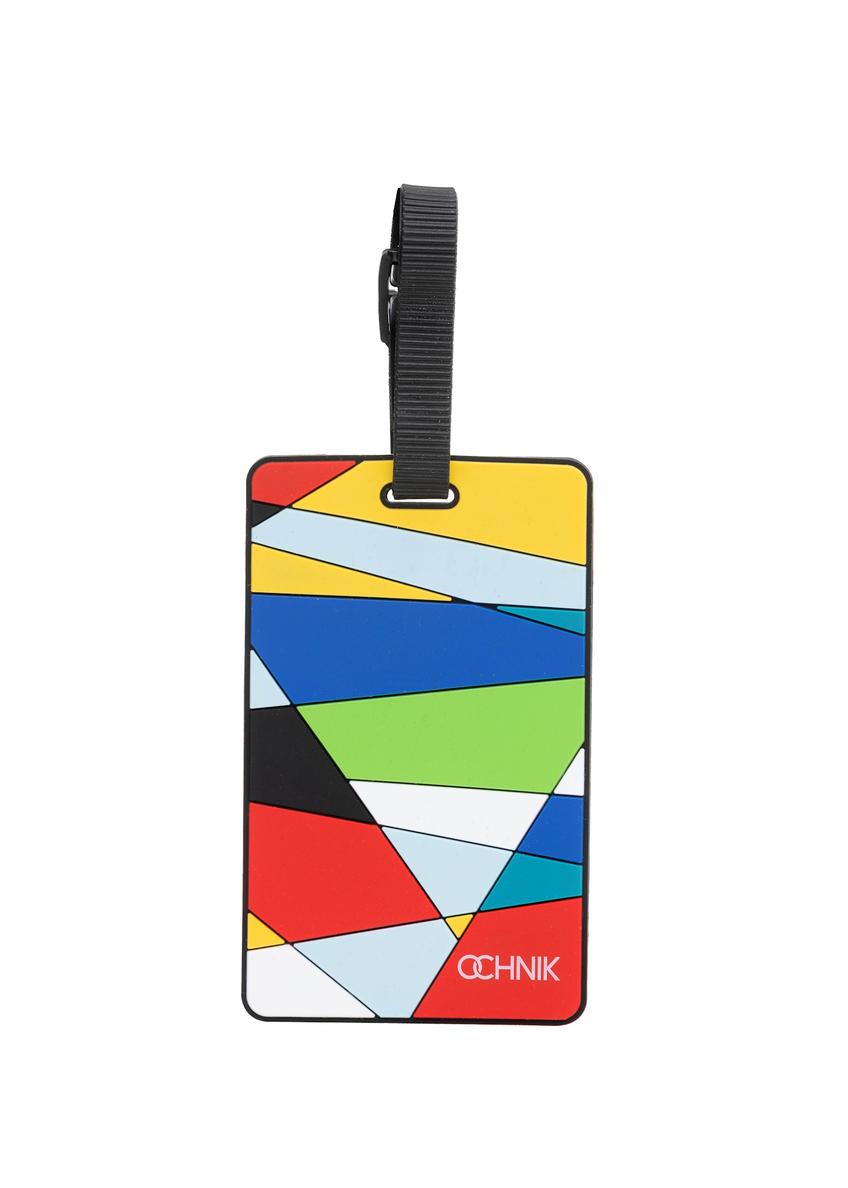 Identyfikator do bagażu AW-012-0005-15(W25), widok produktu z przodu bez opakowania na białym tle. 