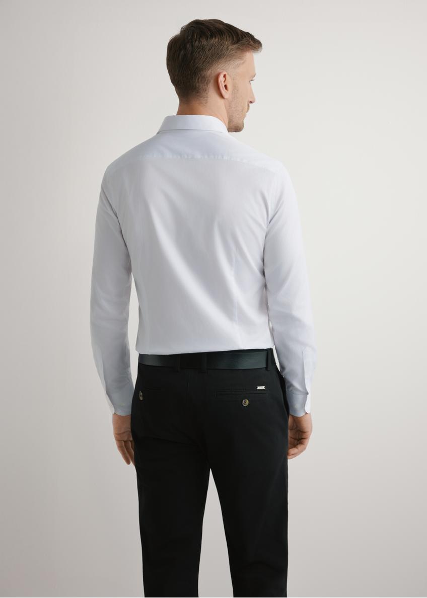 Biała koszula męska slim KOSMT-0352-0A(W26)