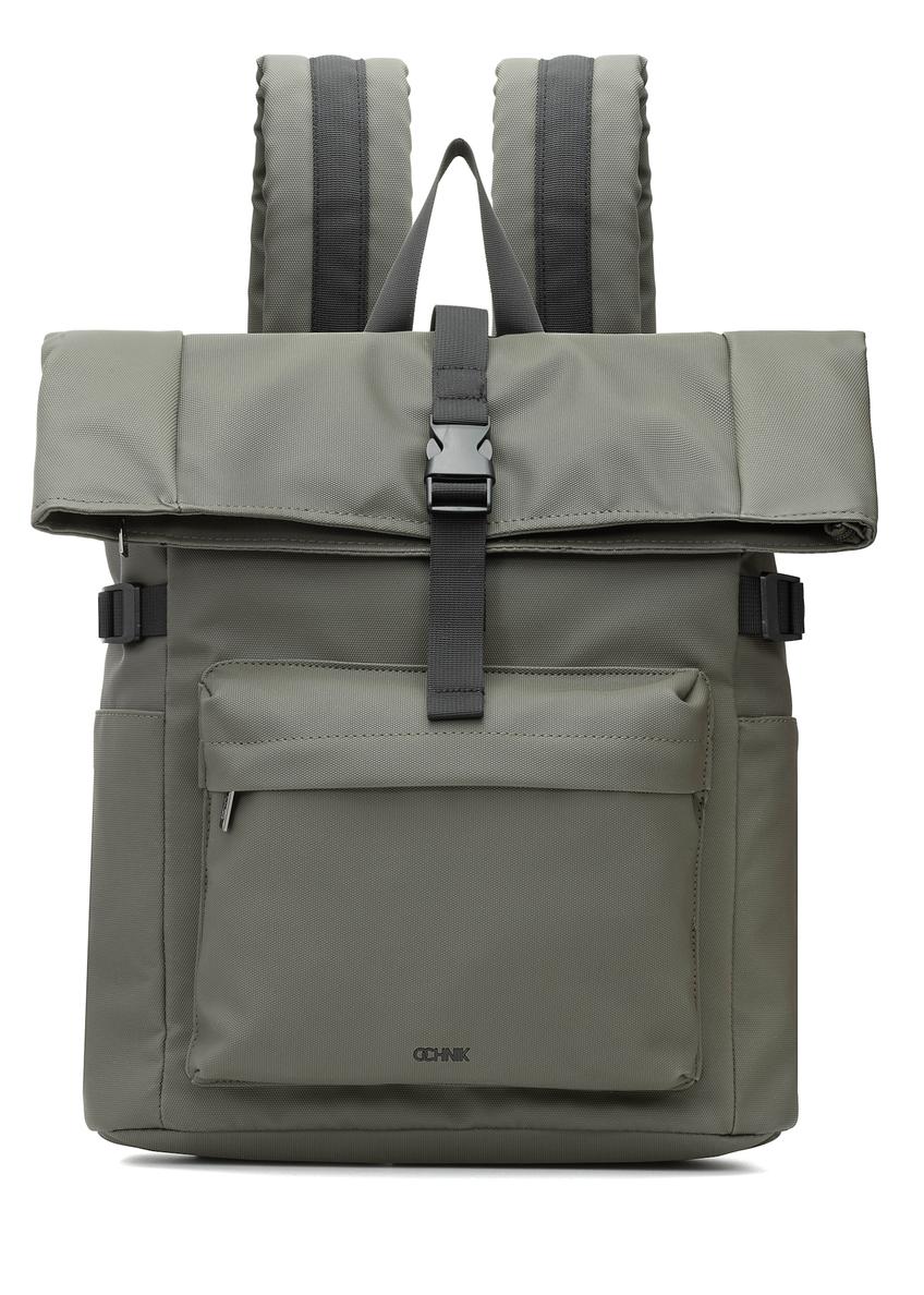 Duży plecak w kolorze khaki PLCMN-0015-55(Z25)