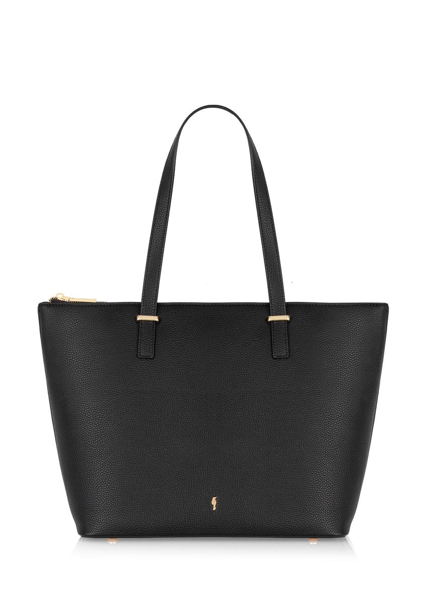 Czarna torebka shopper damska TOREC-0953A-99(Z25)