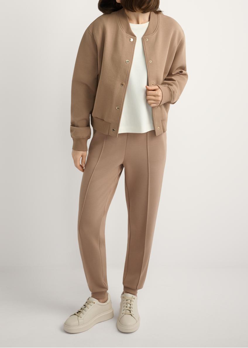Skórzane buty damskie na platformie BUTYD-1258-0B(W26)