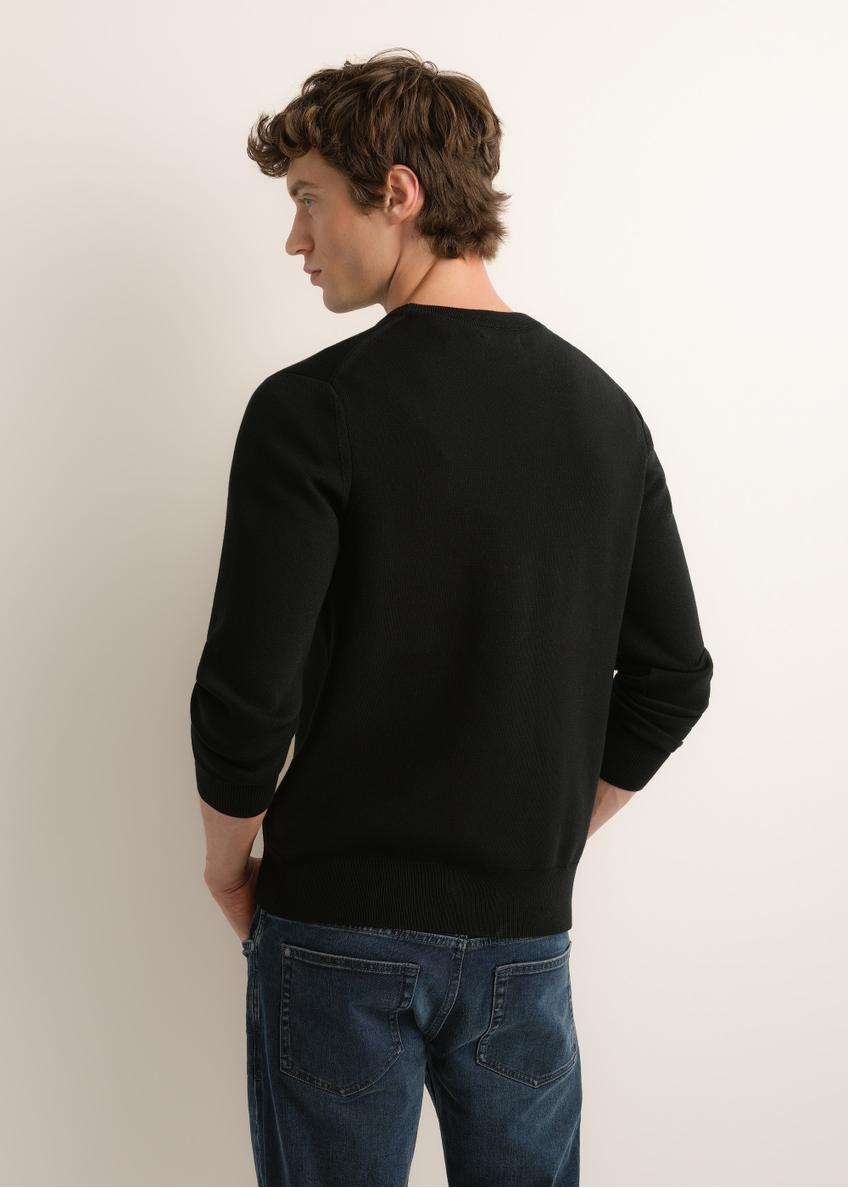Czarny sweter męski SWEMT-0217-99(Z26)