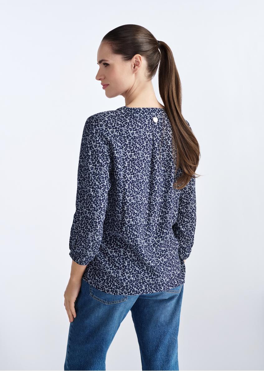 Bluzka damska w kwiaty BLUDT-0172-98(W25)