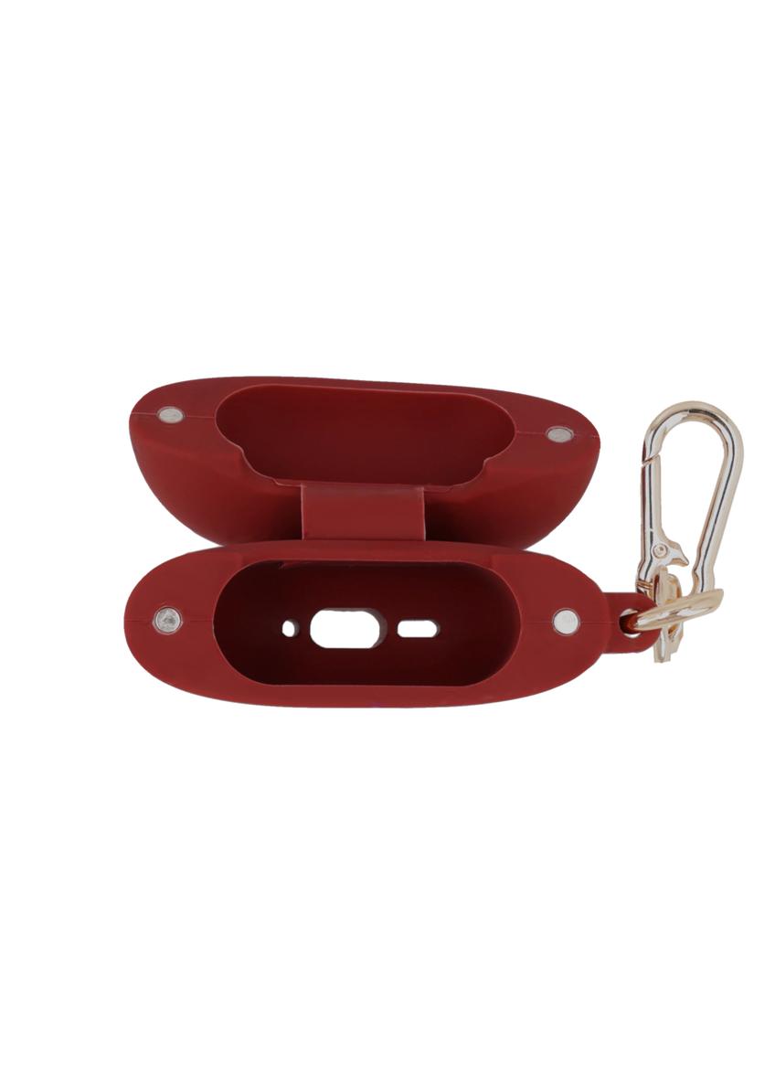 Bordowe etui na słuchawki BRELOK-0224-4D(Z26)