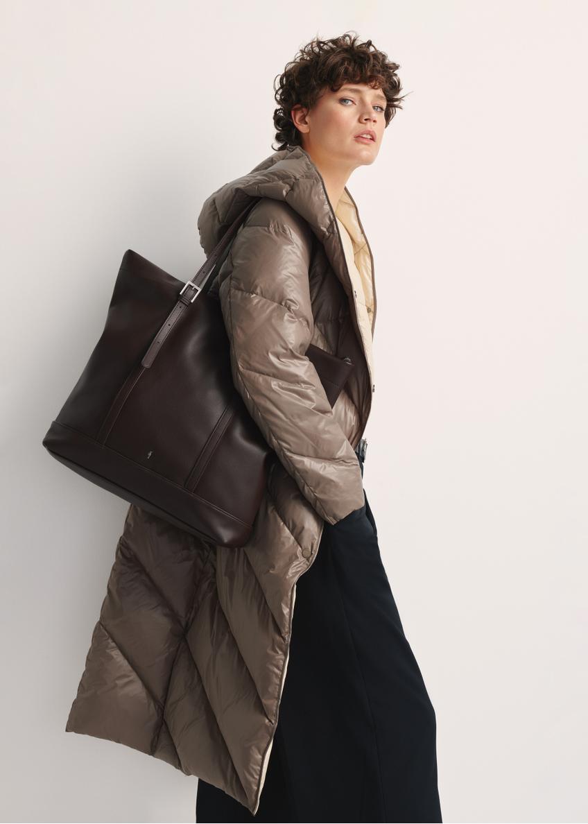 Duża brązowa torebka damska shopper TOREC-1067-89(Z25)