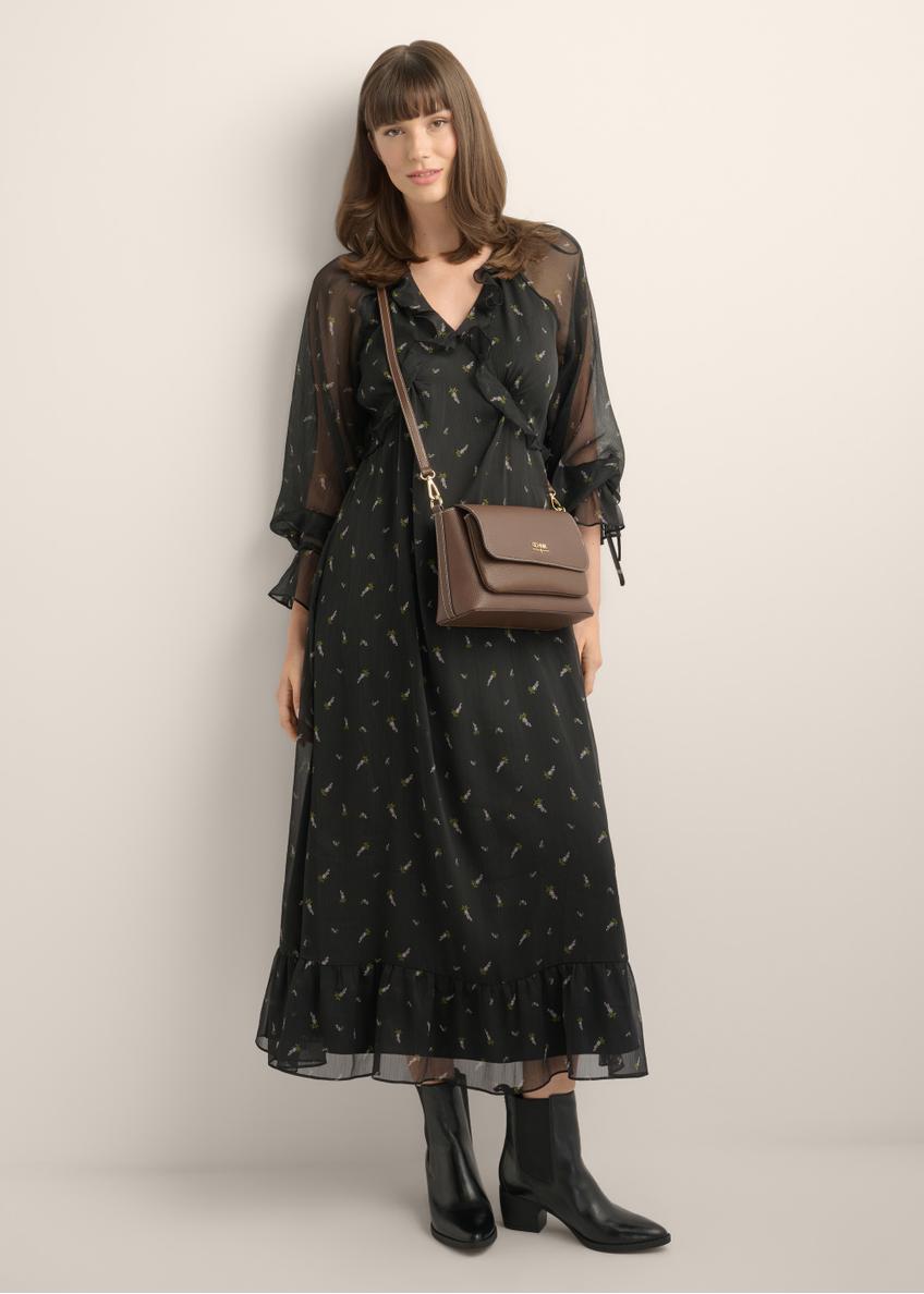 Brązowa torebka damska na ramię TOREC-1063-1H(Z26)